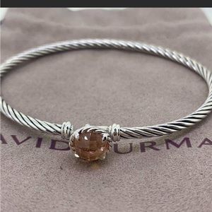 David Yurman 8mm Morganite Chanteline Bracelet
